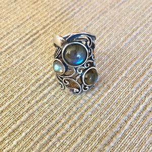 Authentic Sterling Silver Moonstone Ring 🌚